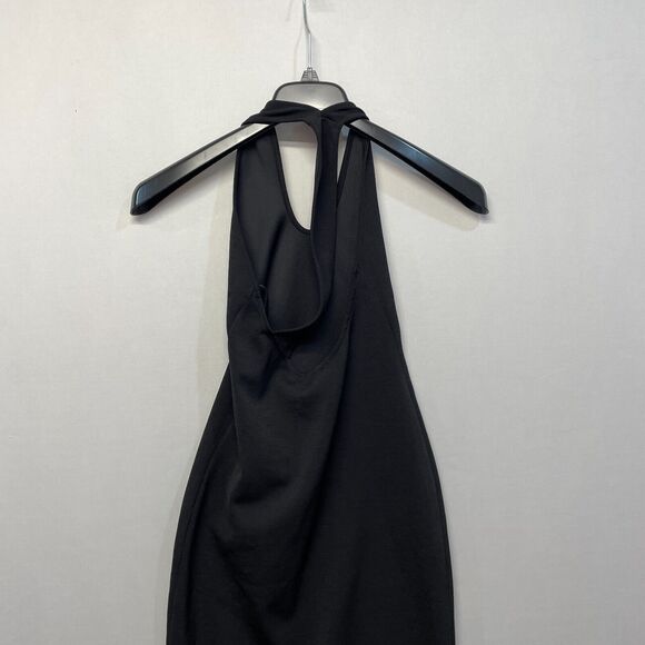 NWT Zara Women Sleeveless Midi Dress Size Small Black B372 -22 - Picture 15 of 16